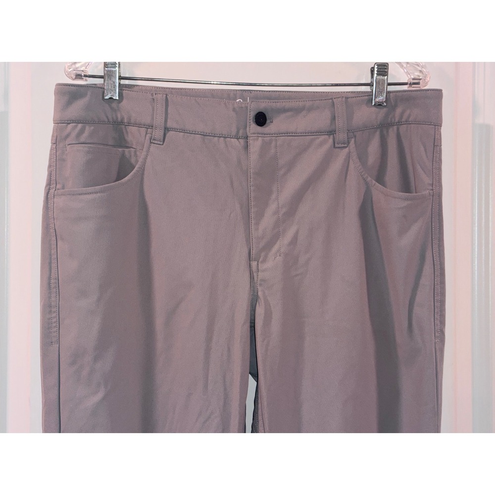 Johnnie-O Prep-Formance Mens Grey 5-Pocket Golf Pants 34x32 Stretch Trousers